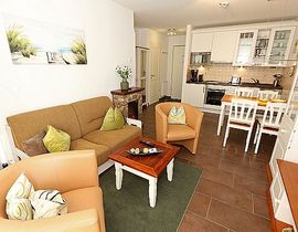 Haus Meeresblick Baabe - A 0.04 Weiße Düne mit Terrasse