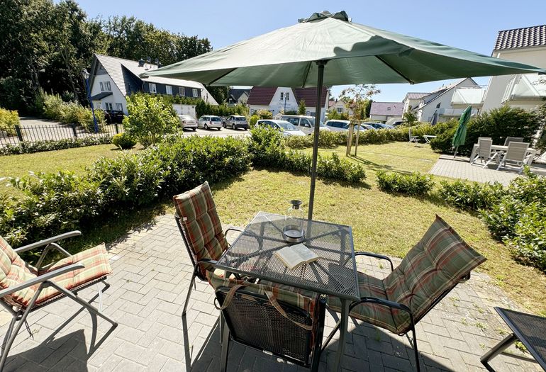 Haus Möwe Wohnung 02 -Terrassenausblick Haus Möwe Wohnung 02 -Terrassenausblick