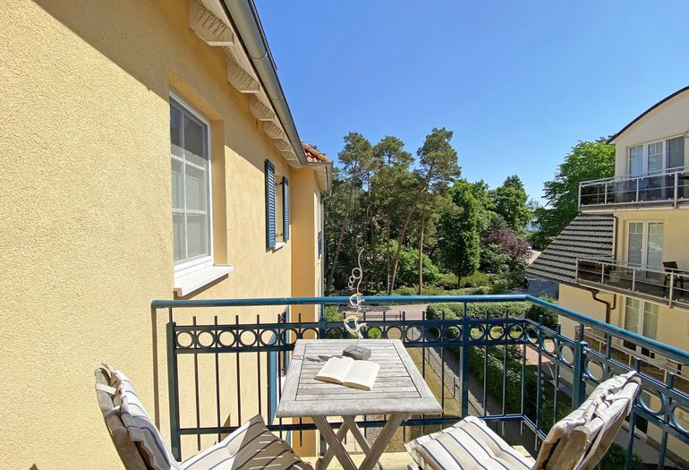 Kurparkresidenz Baabe - Blick vom Balkon Kurparkresidenz Baabe - Blick vom Balkon