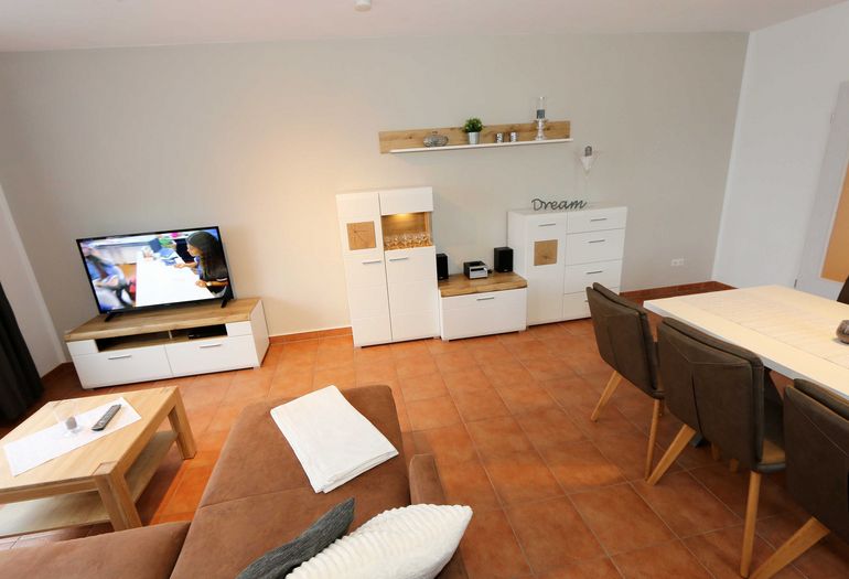 Wohnzimmer gemütlicher Couch