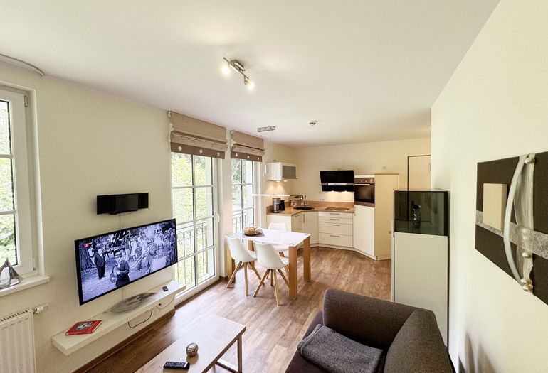 gemütlicher Wohnbereich mit Couch