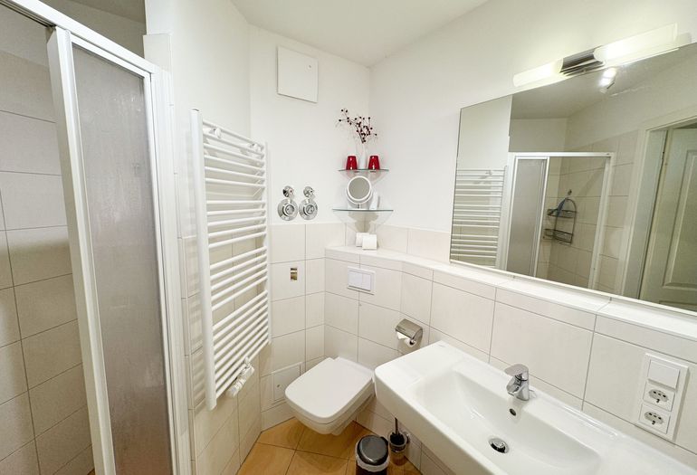 innenliegendes Badezimmer