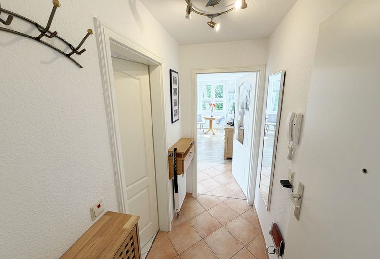 Ferienwohnung Strandmöwe- Flurbereich