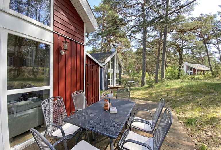 bestuhlte Terrasse