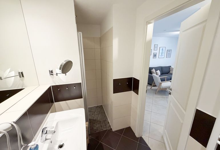 Haus Meeresblick A 1.26 Seegeflüster - Badezimmer Haus Meeresblick A 1.26 Seegeflüster - Badezimmer