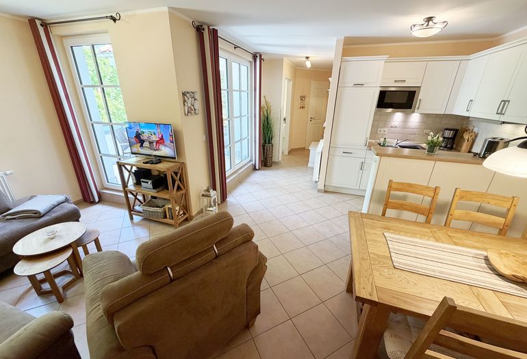 Haus Meeresblick A 3.11 Nautilus - Wohnzimmer