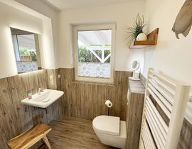Ferienhaus Uns lütt Hus mit Sauna, Kamin & Terrasse