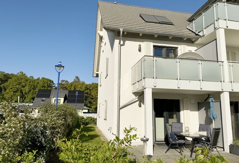 Haus Windrose - Terrasse der Wohnung 01 Seehase Haus Windrose - Terrasse der Wohnung 01 Seehase