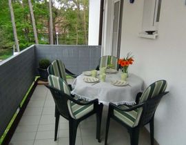 Ferienwohnung 03 Strandvogel mit Balkon