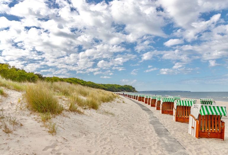 Dünengras Richtung Sellin