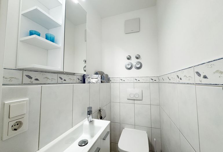 Gäste-WC mit Waschbecken Gäste-WC mit Waschbecken
