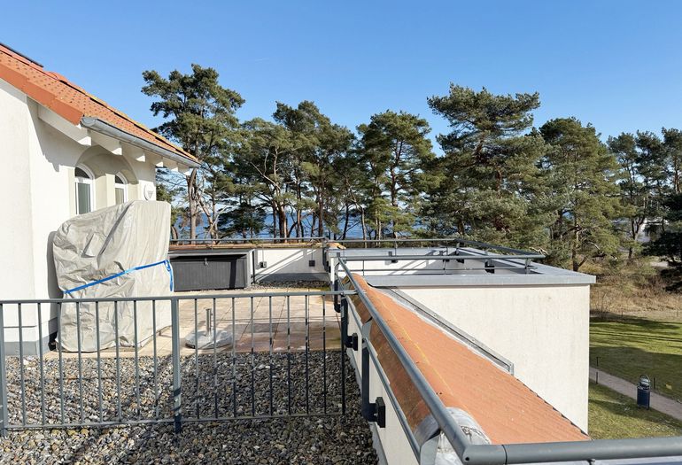 Blick von der Dachterrasse