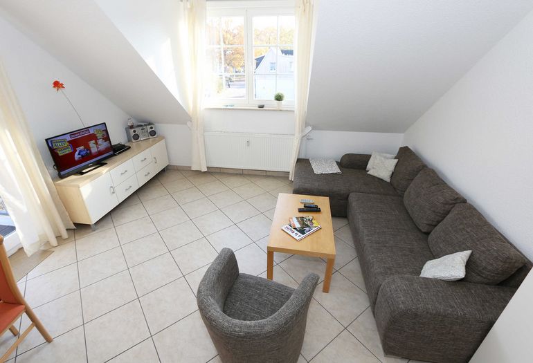 Wohnbereich mit TV Wohnbereich mit TV