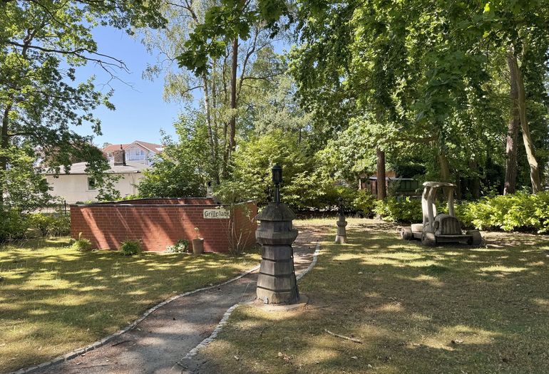 Weg zum Grillplatz