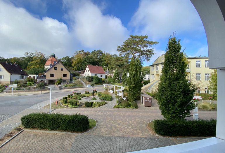 Ausblick vom Balkon