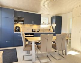 Haus Düne mit Sauna - Doppelhaushälfte Nr. 1 mit Terrasse & Sauna