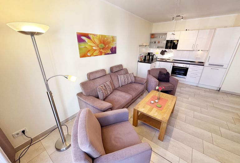 gemütlicher Wohnbereich mit Couch