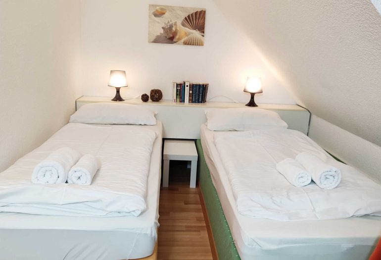 2. Schlafzimmer mit Einzelbetten 2. Schlafzimmer mit Einzelbetten