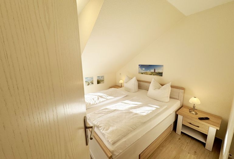 Schlafzimmer der Ferienwohnung Schlafzimmer der Ferienwohnung