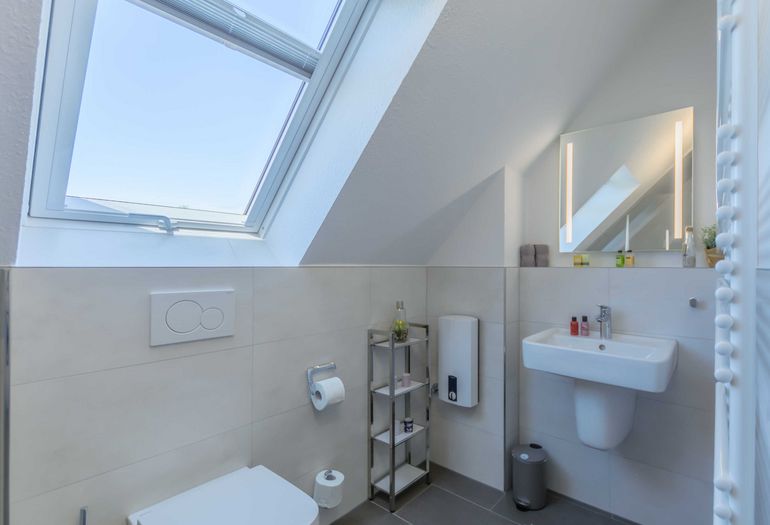 Badezimmer mit WC