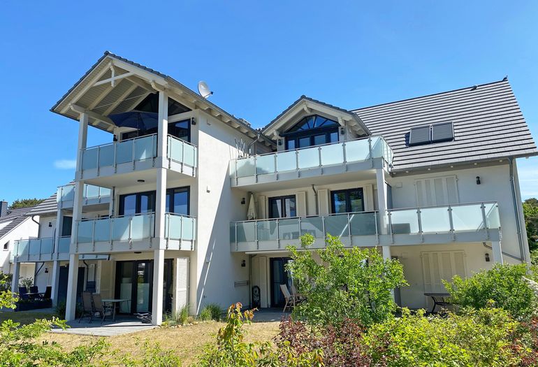 Blick zum Haus Windrose