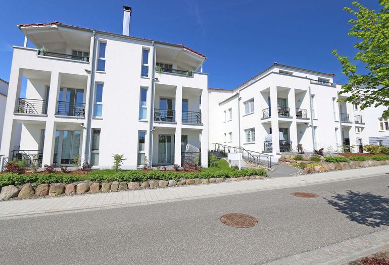 Frontansicht auf die Villa Antje
