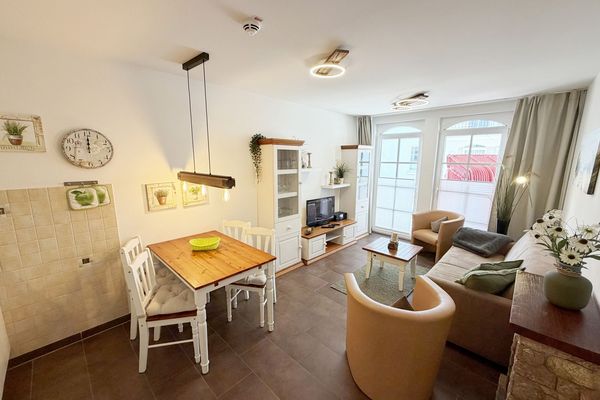 Haus Meeresblick Baabe - A 0.04 Weiße Düne mit Terrasse