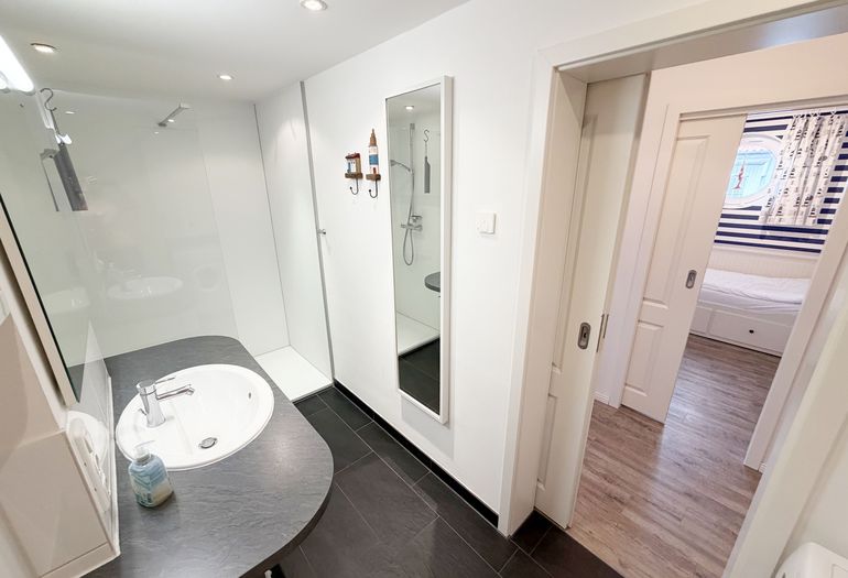 Villa Rosa Whg. 16 Meereszauber - Badezimmer