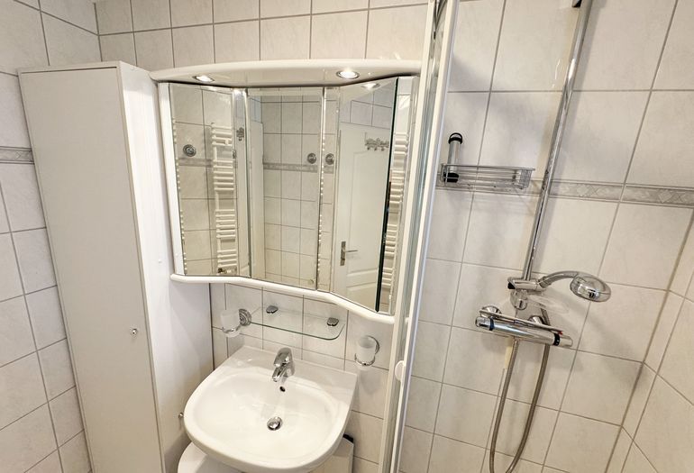Ferienwohnung Strandmöwe- Badezimmer