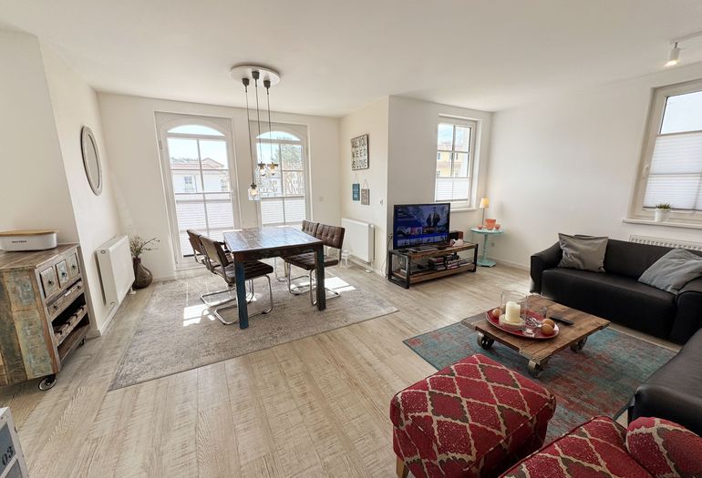 Haus Meeresblick A 2.12 BLU -Wohnzimmer Haus Meeresblick A 2.12 BLU -Wohnzimmer