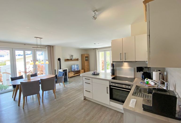 Küchen-und Essbereich für gemeinsames Kochen