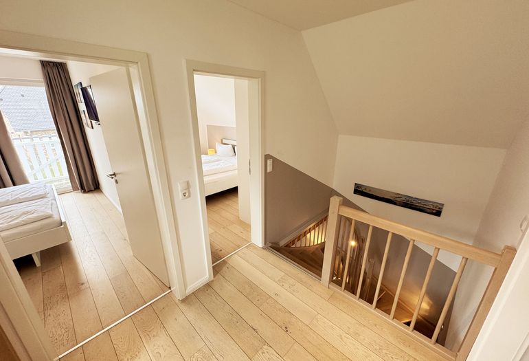 Ferienhaus Ilsebill - Flurbereich in der oberen Etage