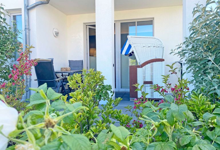 Villa Antje bestuhlte Terrasse