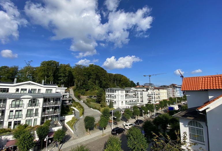 Ausblick von der zweiten Dachterrasse