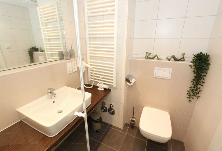Badezimmer mit WC