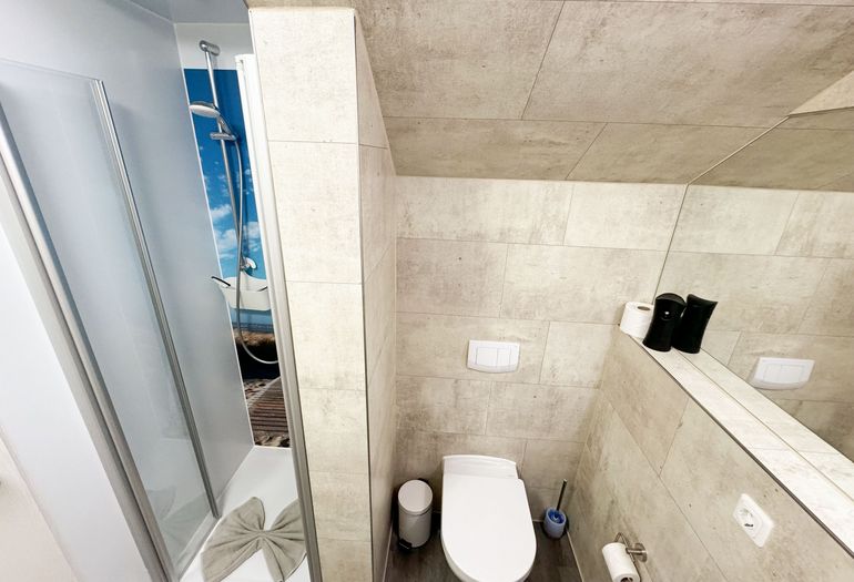 innenliegendes Badezimmer