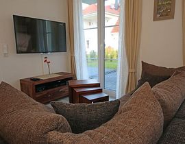 Haus Sonne Whg. 01 Sandperle mit Terrasse