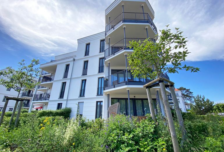 Blick zur Villa Düne