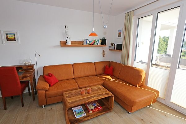 Villa Düne Whg. 14 mit Balkon/Meerblick & Sauna