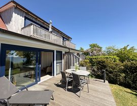 Zollhaus Klein Zicker - Wohnung 03 mit Südterrasse und Meerblick