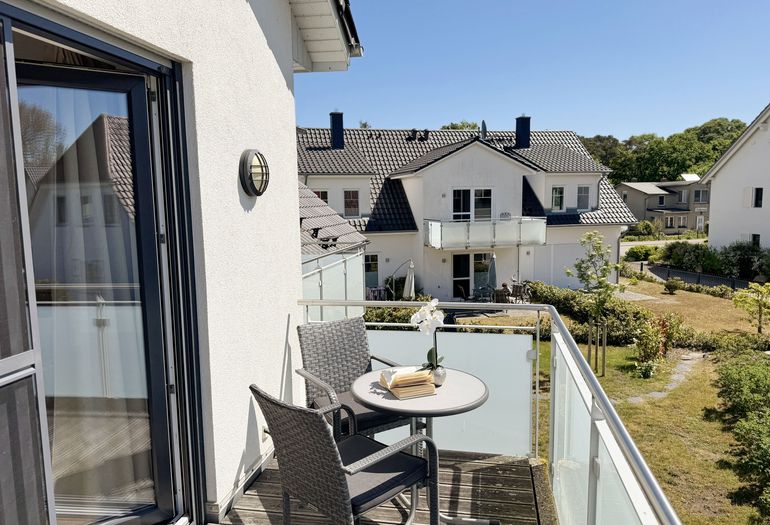 Südwest bestuhlter Balkon
