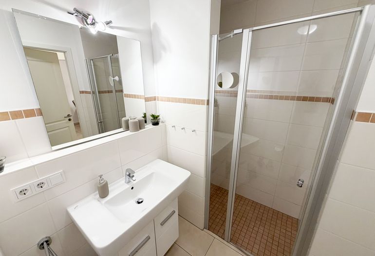 Haus Meeresblick A 0.14 Sansibar - Duschbad Haus Meeresblick A 0.14 Sansibar - Duschbad