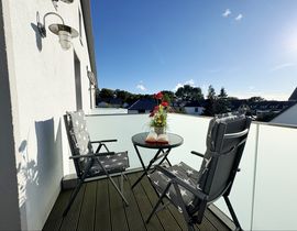 Haus Seestern Whg. 3 Fischer un sin Fru mit Balkon