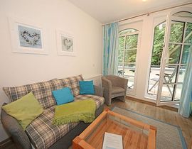 Haus Meeresblick Baabe - A 3.15 Steuerbord mit Balkon
