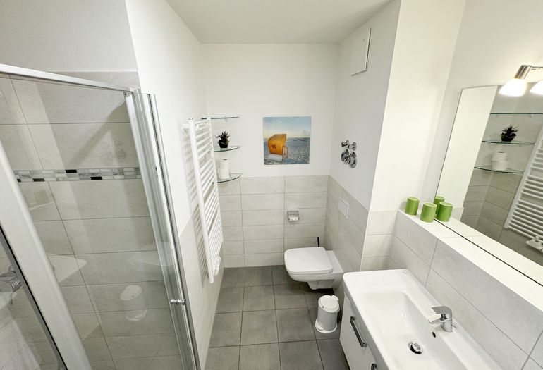 Badezimmer mit Waschplatz Badezimmer mit Waschplatz