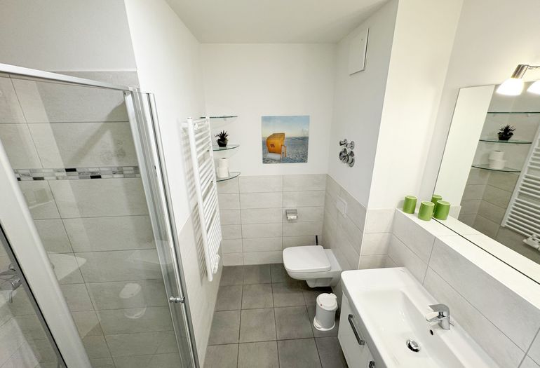 Badezimmer mit Waschplatz Badezimmer mit Waschplatz
