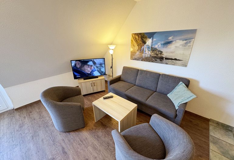 gemütlicher Wohnbereich mit Couch