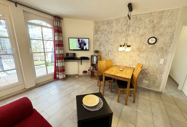 Haus Meeresblick WE A 1.10 gemütlicher Wohnbereich Haus Meeresblick WE A 1.10 gemütlicher Wohnbereich