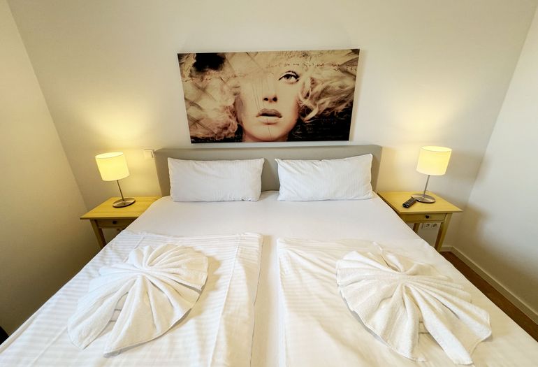 Schlafzimmer der Ferienwohnung 04