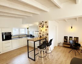 Fewo Ostseelauschen mit Gaskamin und Balkon